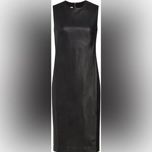 SPANX Leather Black Dress